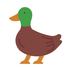 Duck flat icon