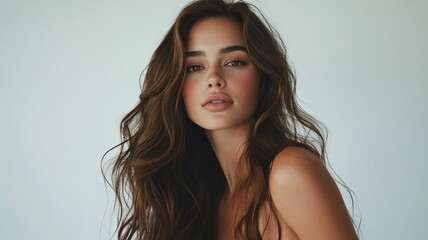 Beautiful Woman Natural Look Portrait