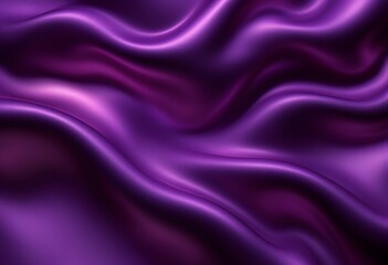 Luxurious Purple Silk: Abstract Drapery in Deep Hues