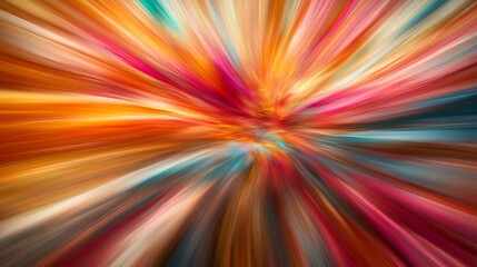 Obraz premium Abstract Radiating Colorful Lines Artistic Design