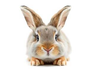 Obraz premium Adorable Baby Bunny Rabbit Closeup Photo