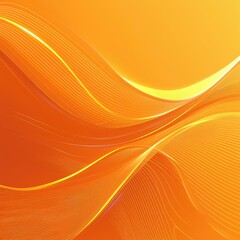 Abstract orange waves with flowing lines, creating a vibrant and dynamic visual effect.