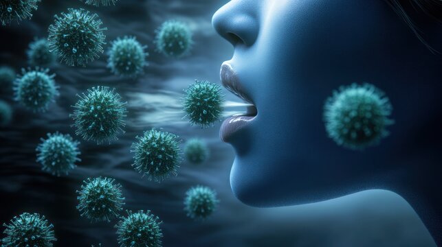 Viral Transmission: A Microscopic View of Respiratory Infection