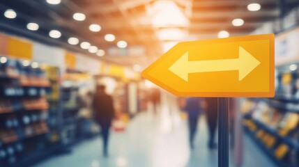 Directional Signage in Retail Environment