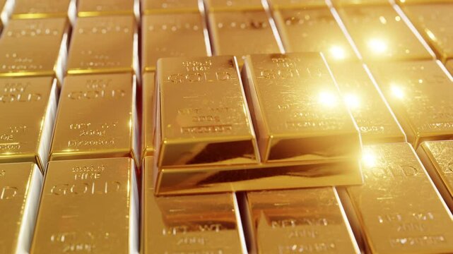 Gold bars stacked together, symbolizing wealth luxury investment opportunities