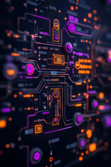 A detailed close-up of a digital inventory system tracking various resources in real-time, highlighting technological advancements in resource provision,