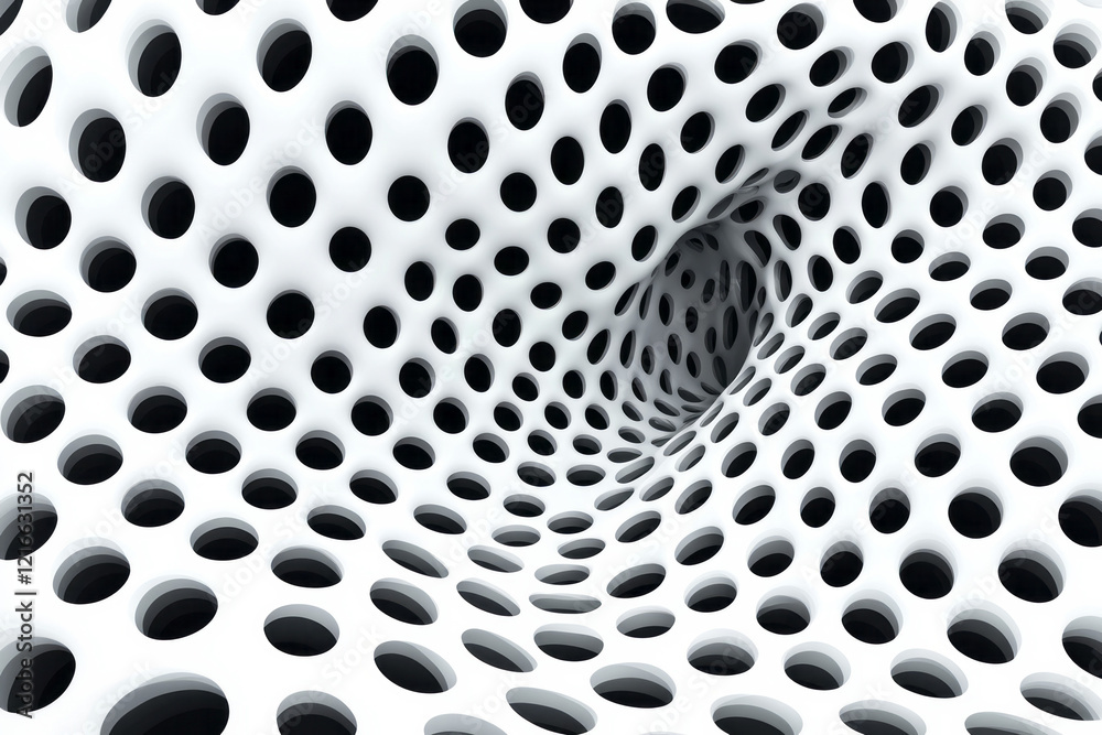 Poster A high-resolution image of a tessellated pattern that creates an optical illusion of movement and depth, emphasizing the intricate nature of cognitive processes,