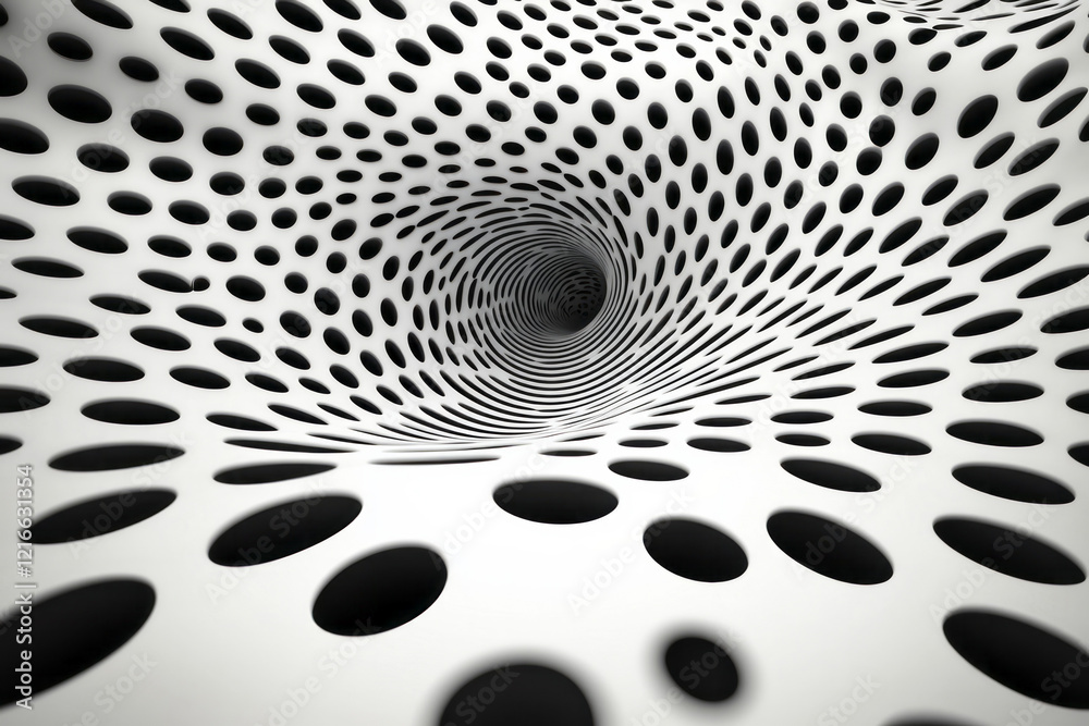 Poster A high-resolution image of a tessellated pattern that creates an optical illusion of movement and depth, emphasizing the intricate nature of cognitive processes,