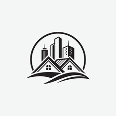 Minimal Property Logo - Elegant and Modern Real Estate Design