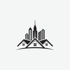 Minimal Property Logo - Elegant and Modern Real Estate Design
