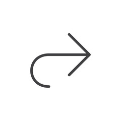 Forward icon Vector logo set flat