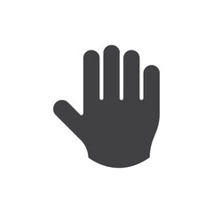Hand icon Vector logo set flat