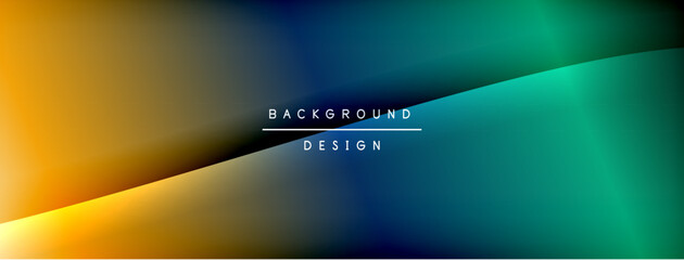 Bright rainbow style color gradient with curve round shape line background. Vector Illustration For Wallpaper, Banner, Illustration, landing page