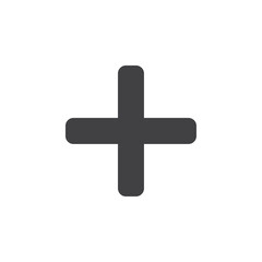 Fototapeta premium Plus icon Vector logo set flat