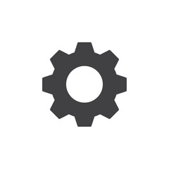 Setting icon Vector logo set flat