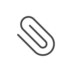 Attach icon Vector logo set flat