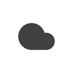 Cloud icon Vector logo set flat