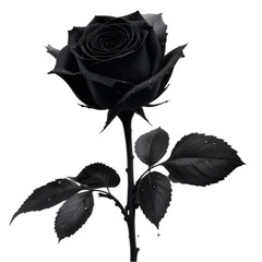 Rose flower png isolated on transparent background