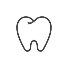 Simple teeth icon symbolizing dental care or health.