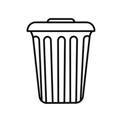 Bin icon Vector logo set flat