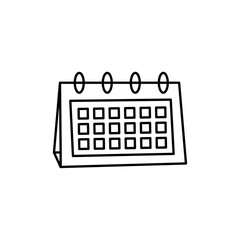 Calendar icon Vector logo set flat