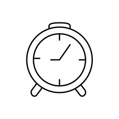 Clock icon Vector logo set flat