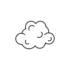 Cloud icon Vector logo set flat