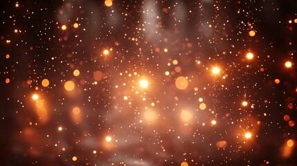 A blurred texture featuring warm earthy tones and subtle bokeh lights for a calming visual effect.