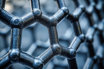 Nanotubes forming a strong, flexible framework for a futuristic device, enhancing its durability and performance