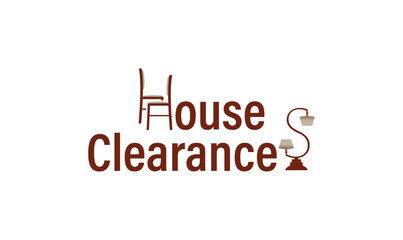 House clearances Letter logo for house cleaning company