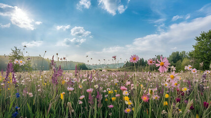 field of flowers
