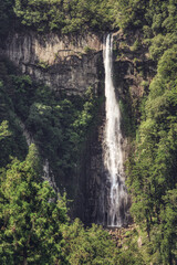 View with Nachi Waterfall located in Nachikatsuura, Wakayama, Japan