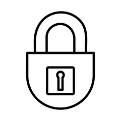 Lock icon Vector logo set flat