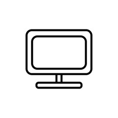 Monitor icon Vector logo set flat