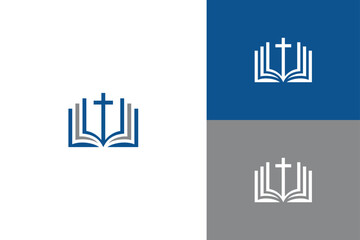 holy book logo, minimalist, elegant and modern