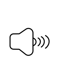 Speaker icon Vector logo set flat