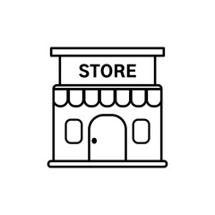 Store icon Vector logo set flat