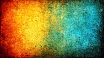 Obraz premium Abstract Grunge Background Texture: Orange, Blue Hues