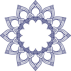 Beautiful Mandala Art and Vector Mandala Design Image.