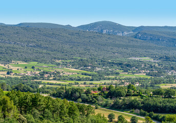 Around Roussillon in France