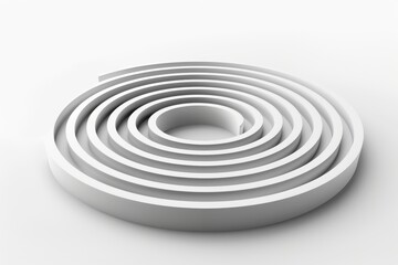 Abstract Geometric Spiral Design