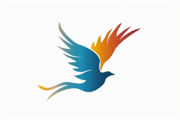 Fototapeta premium Colorful Bird Logo Design
