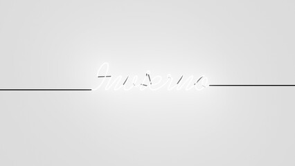 Invierno neón blanco alfa