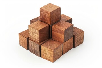 Wooden Block Puzzle Arrangement