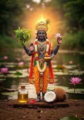 Fototapeta premium Lord Vishnu