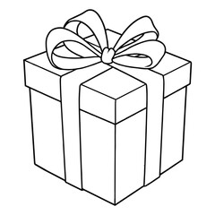 A Colorful Gift Boxes vector illustration with white background 