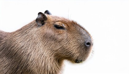 A capybara head detail