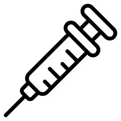 Syringe Icon Outline