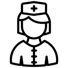 Nurse Icon Outline