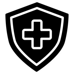 Immunity Icon Black Solid